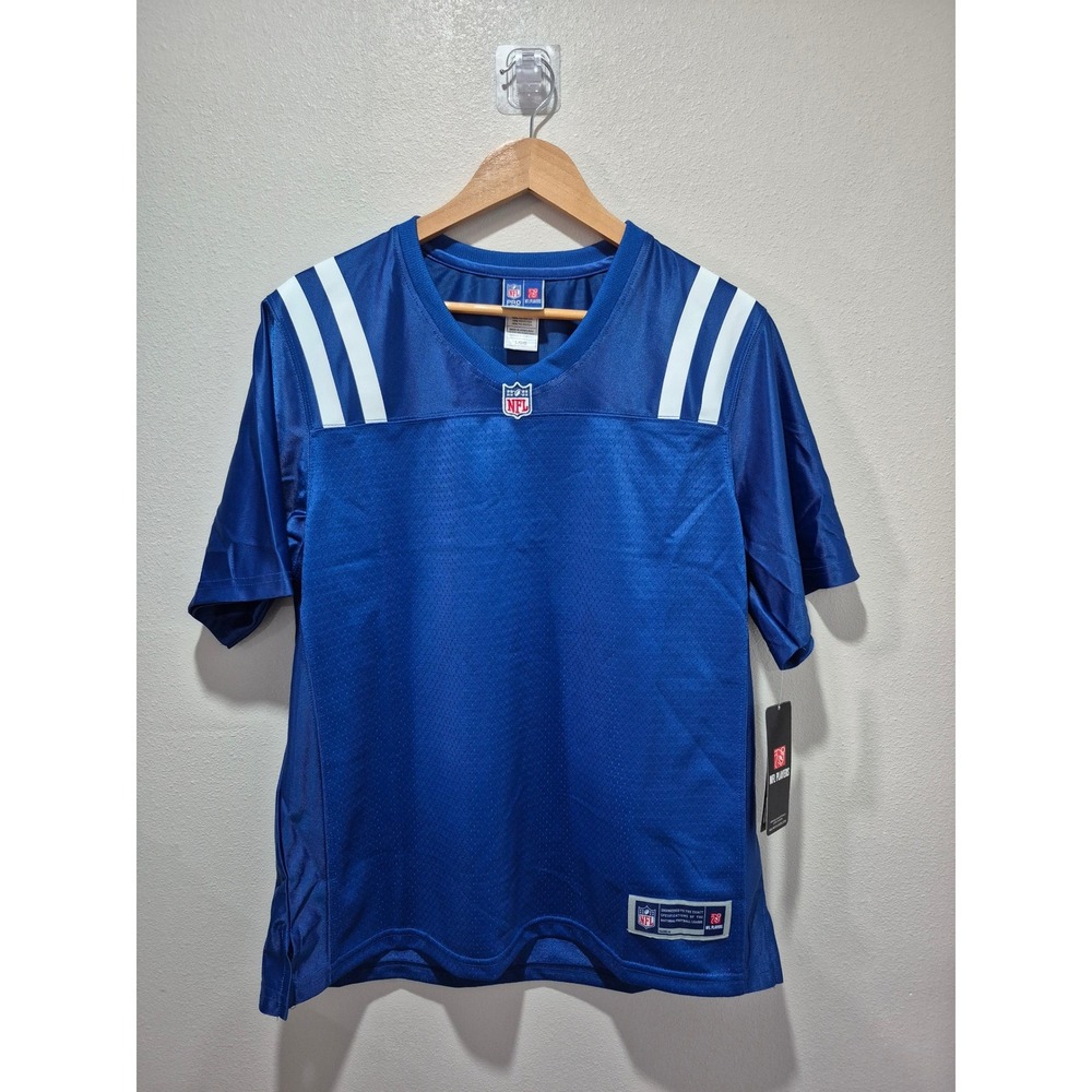 NFL‎ Indianapolis Colts Pro Line Jersey Football Blue Womens Size L/G
